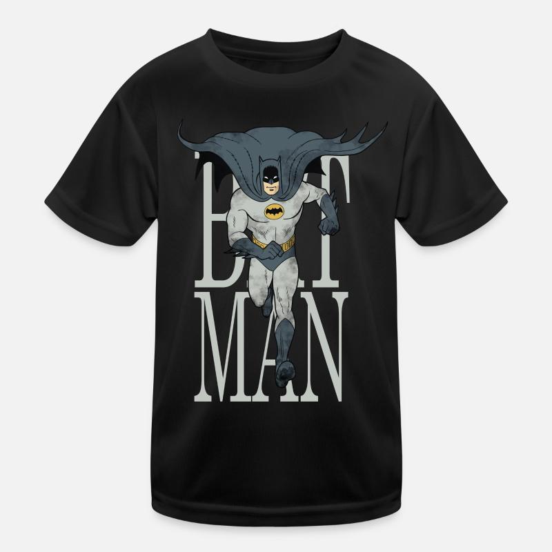 Batman Runs Through the Night Kids Functional T-Shirt