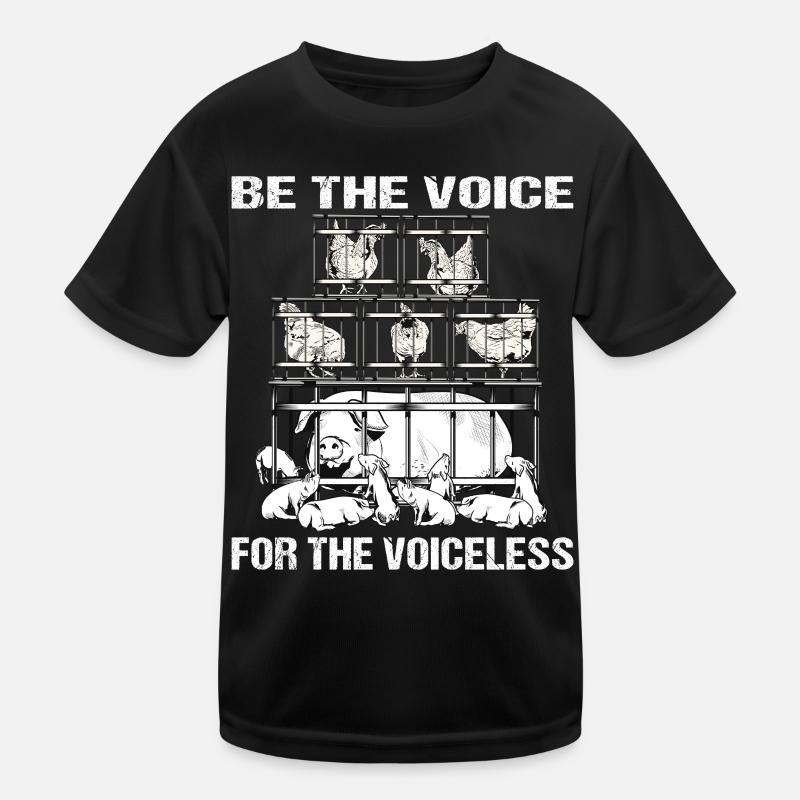Soyez la voix du végétalien végétarien sans voix T-shirt sport Enfant