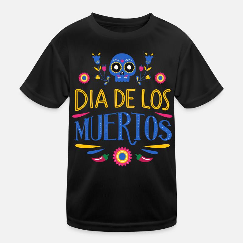 Dia de los Muertos Kids Functional T-Shirt