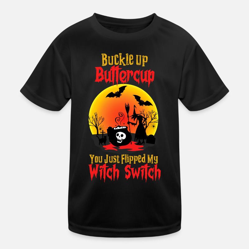 Creepy Witch Witch Ghost Ghost Halloween Kids Functional T-Shirt