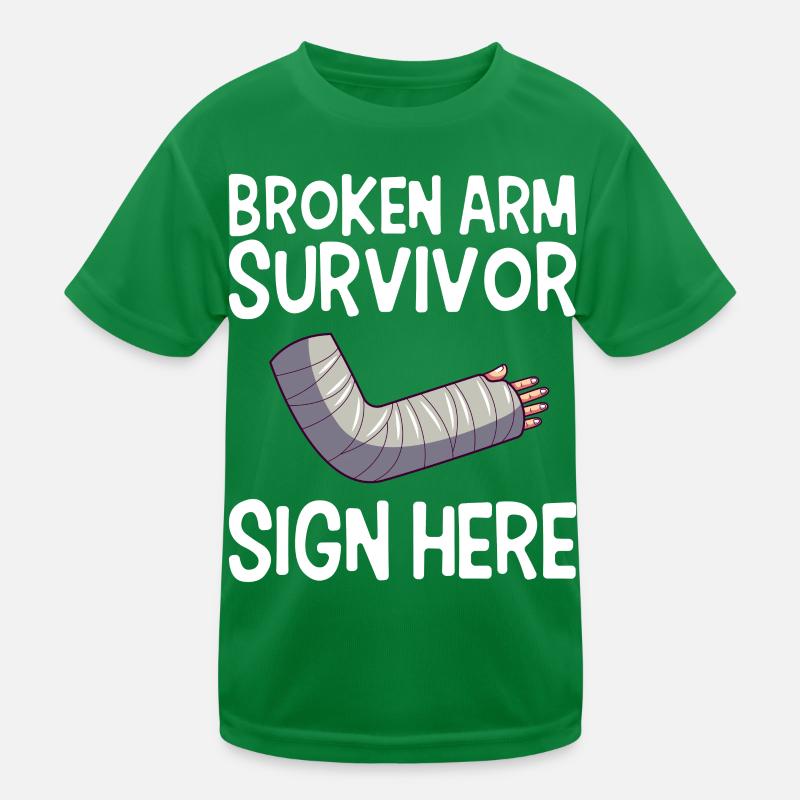 Récupération des survivants avec un bras cassé T-shirt sport Enfant