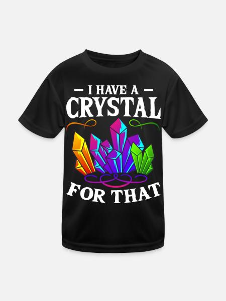 Yoga Namaste Crystal Collector Chakra - T-shirt sport Enfant - noir - Devant