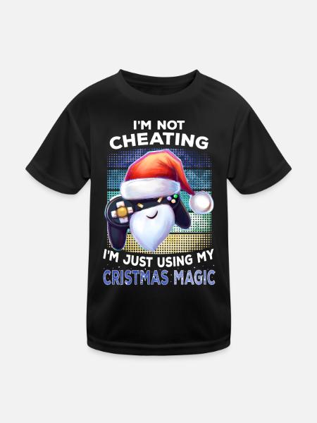 Game Controller Gamer Gamer Christmas Gift - Kids Functional T-Shirt - black - Front