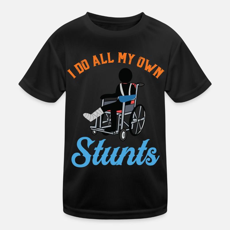 Je fais toutes mes propres cascades T-shirt sport Enfant