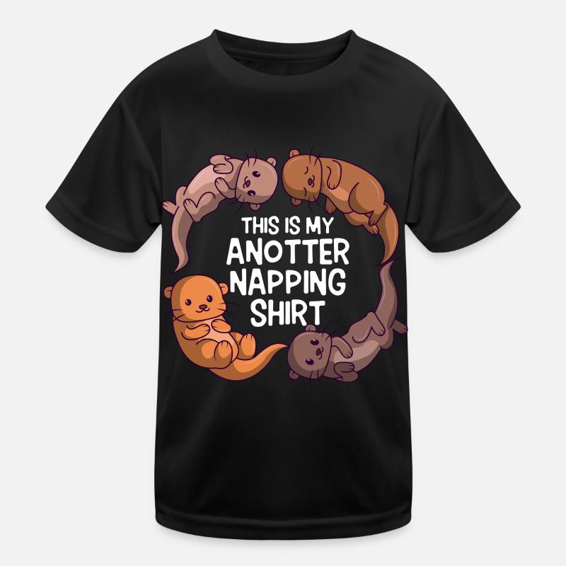 This Is My Anotter Napping Shirt Seeottern Otter Kinder Funktions-T-Shirt