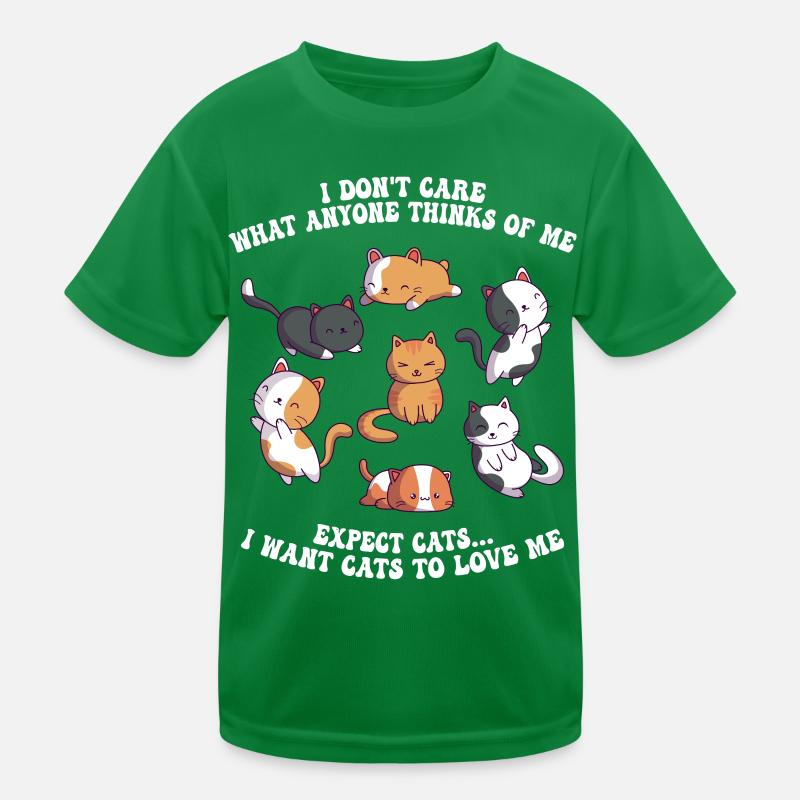Lustiger Katzen Spruch Katzen Mama Katze Kätzchen Kinder Funktions-T-Shirt