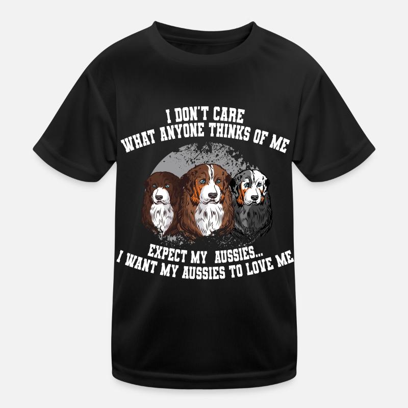 Australian Shepherd Lover Dog Mom Dad Aussie Kinder Funktions-T-Shirt