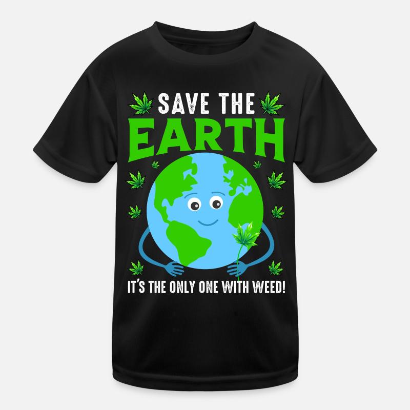 Earth day Kinder Funktions-T-Shirt