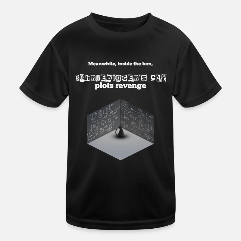 La vengeance du chat de Schroedinger drôle de science T-shirt sport Enfant