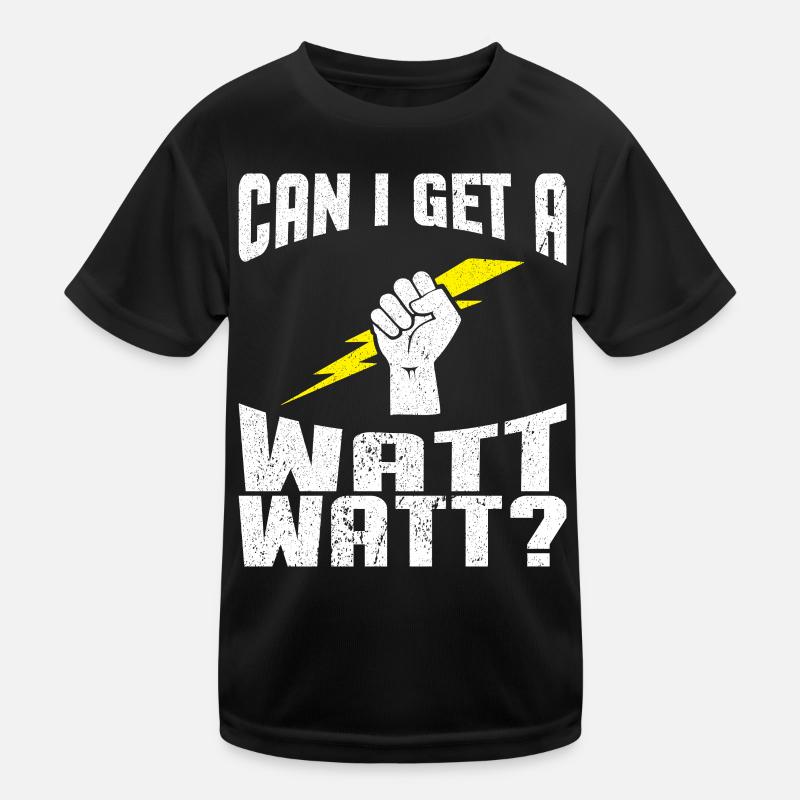 Elektriker wat wat - Elektriker Tshirt Kinder Funktions-T-Shirt