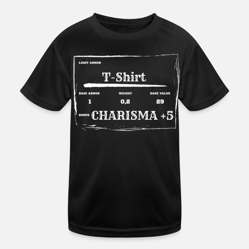 Light Armor | T-Shirt D n D, DSA, RPG Kinder Funktions-T-Shirt