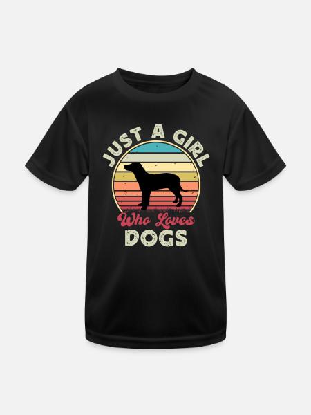 Grand Anglo Francais Blanc Et Noir Dog Lover - Kids Functional T-Shirt - black - Front