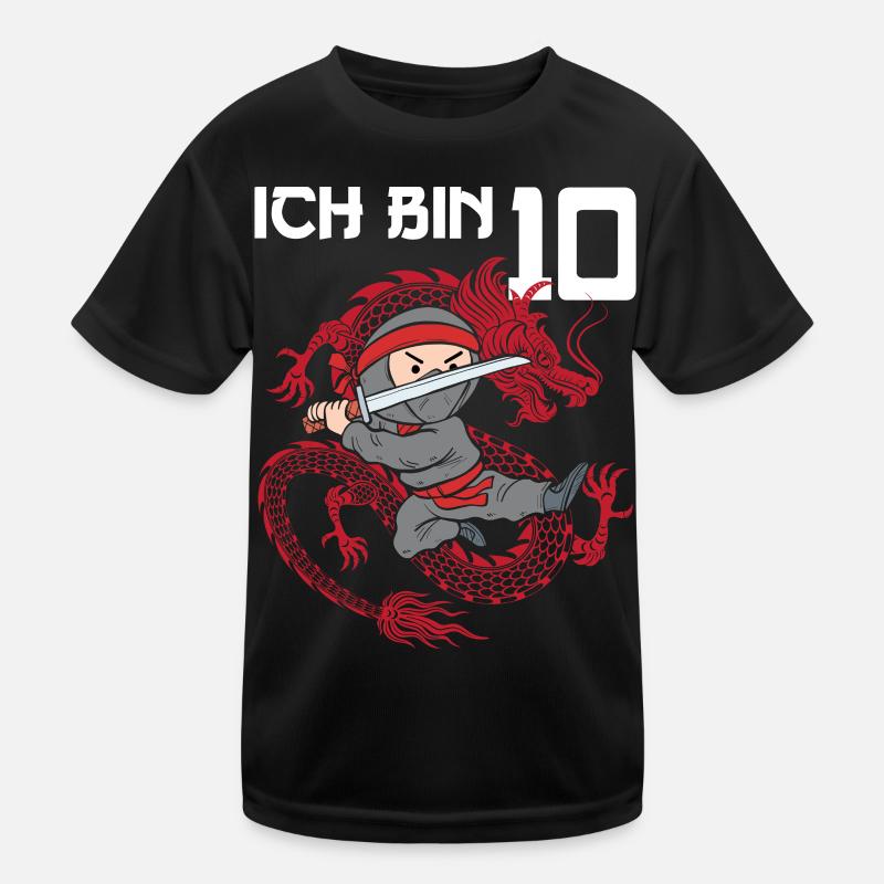 Attention j’ai dix ans T-shirt sport Enfant