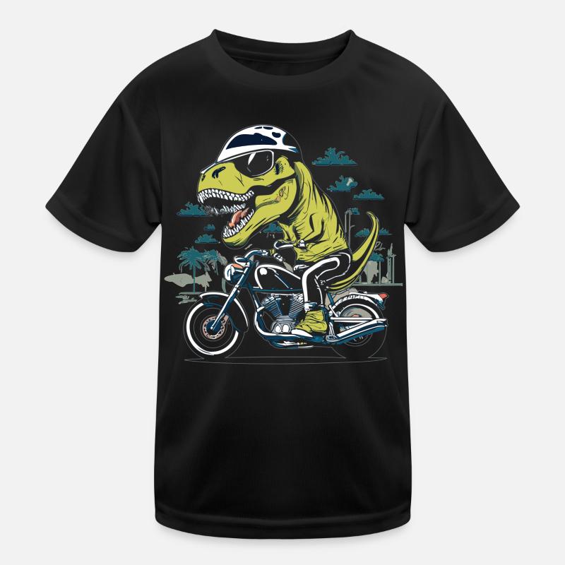 T-Rex Biker - A Primeval Ride Kids Functional T-Shirt