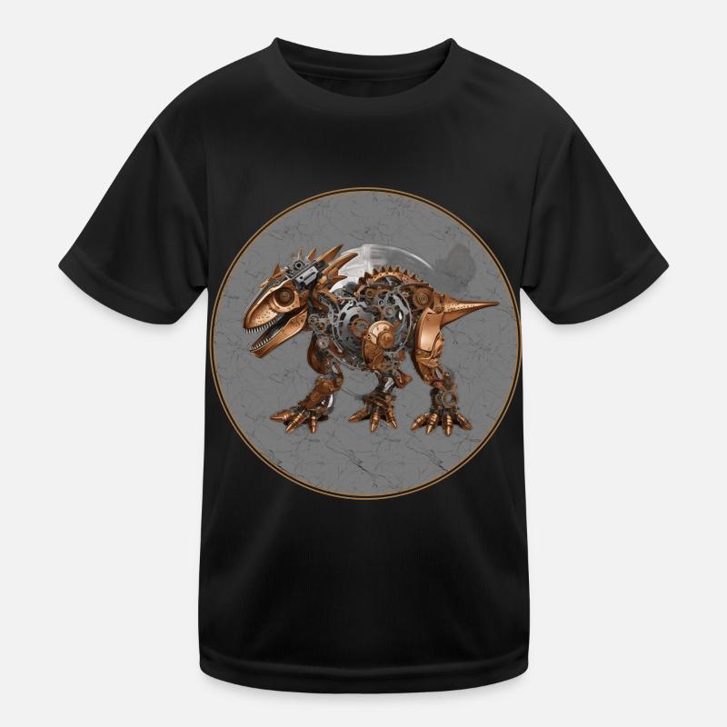 dinosaure steampunk T-shirt sport Enfant