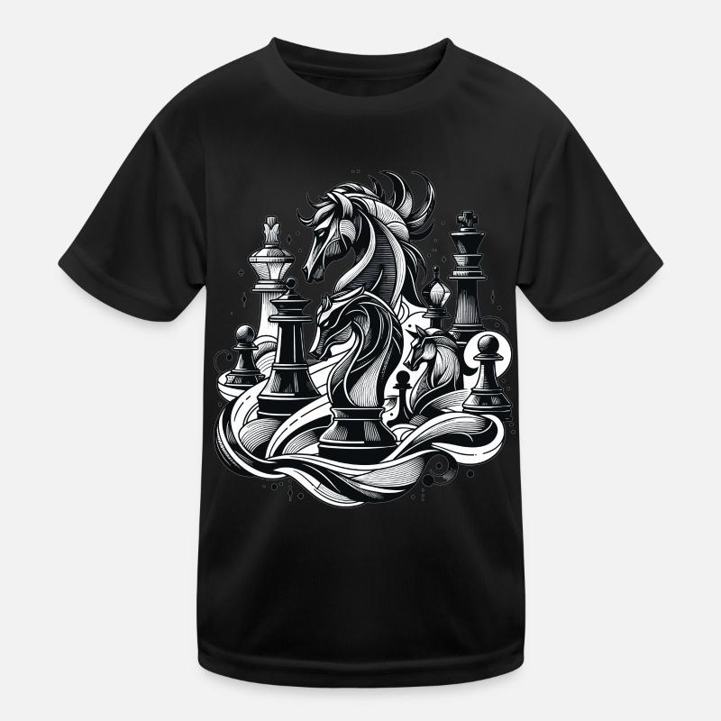 Echecs Elégants Stratégie Echecs T-shirt sport Enfant