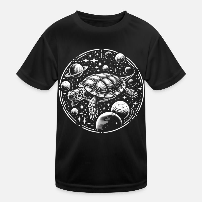 Kosmische Schildkröte: Sternenpfad Kinder Funktions-T-Shirt