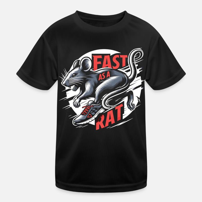 Rat rapide : Champion de course à pied T-shirt sport Enfant