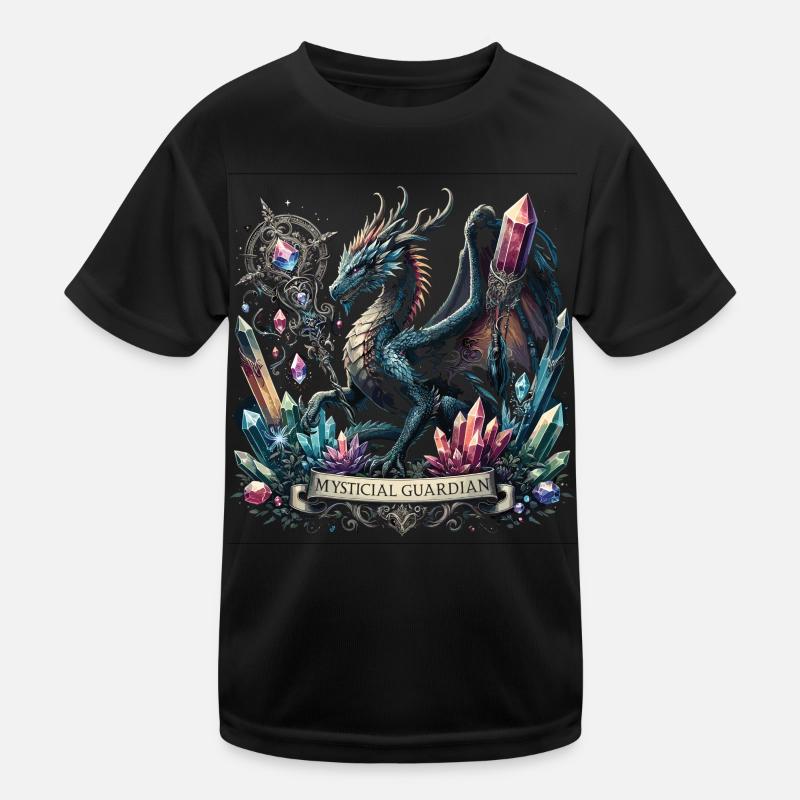 Mystic Dragonkeeper Kids Functional T-Shirt