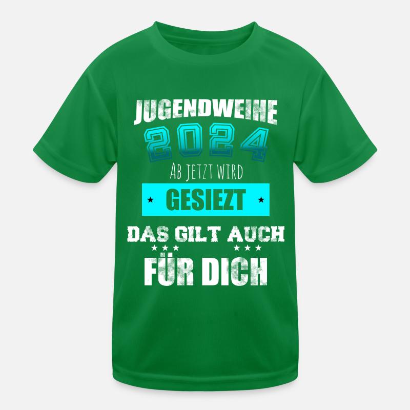 Jugendweihe 2024 - Ab jetzt wird gesiezt Kinder Funktions-T-Shirt