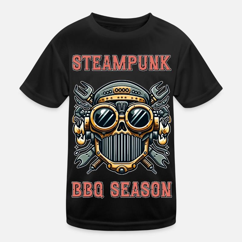 Steampunk BBQ Season 4 Kids Functional T-Shirt