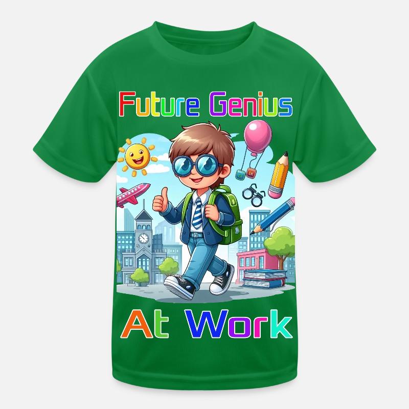 Future Genius at work Kinder Funktions-T-Shirt