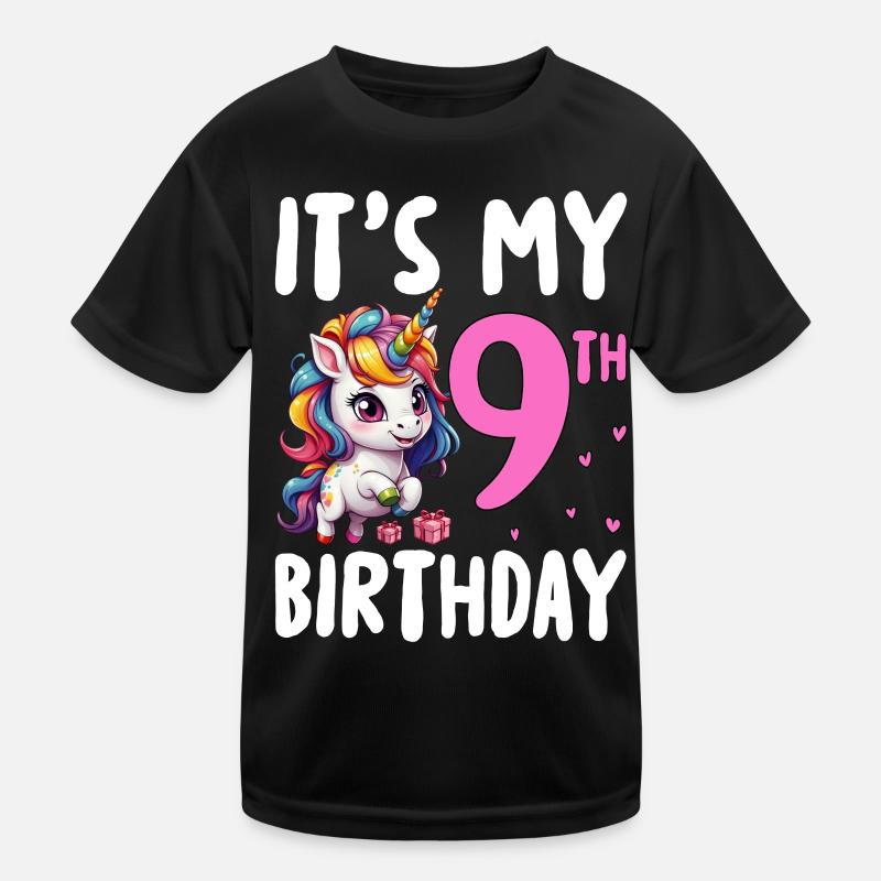 C’est mon 9e anniversaire T-shirt sport Enfant