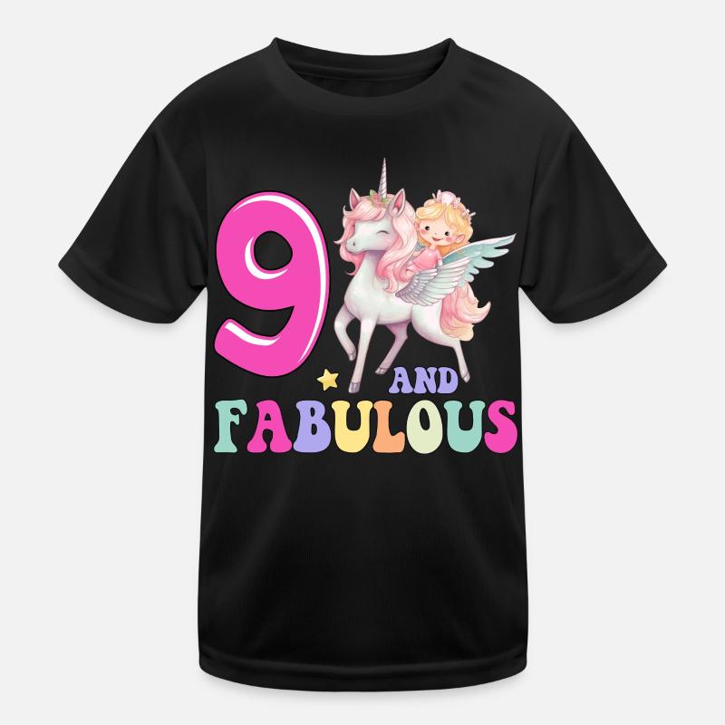 9 And Fabulous Kinder Funktions-T-Shirt