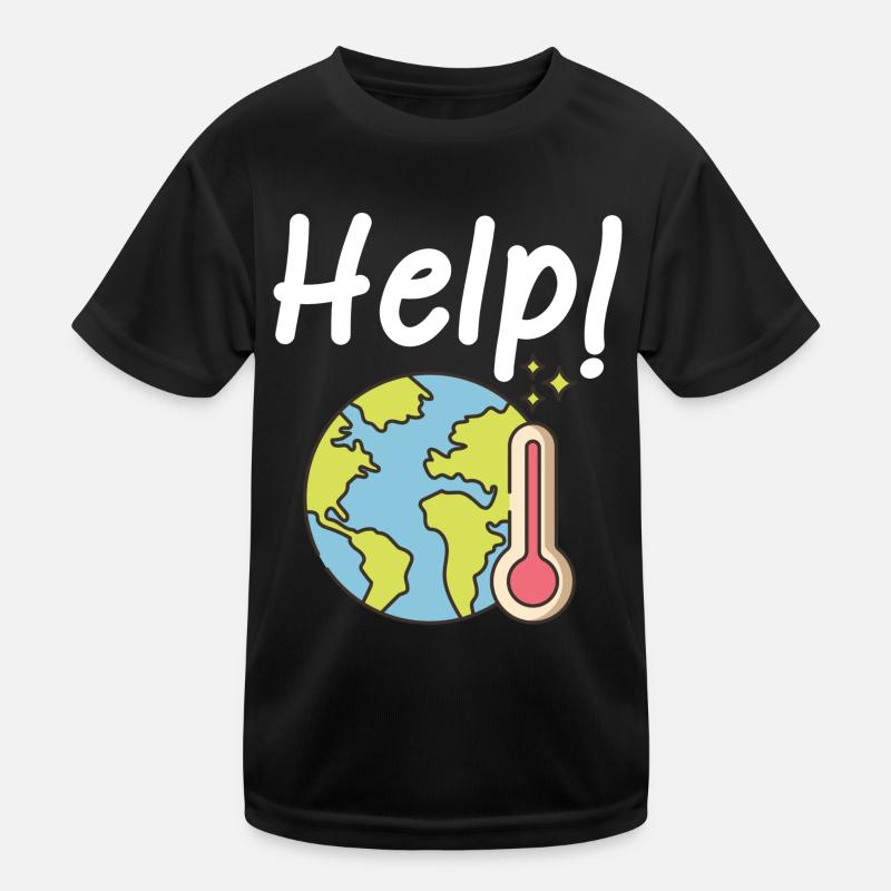 Changement climatique Protection du climat T-shirt sport Enfant