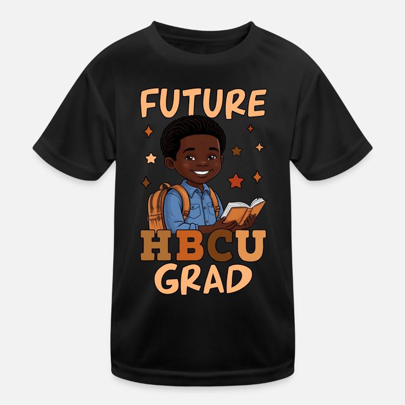 Future HBCU Grade - Kids Functional T-Shirt - black