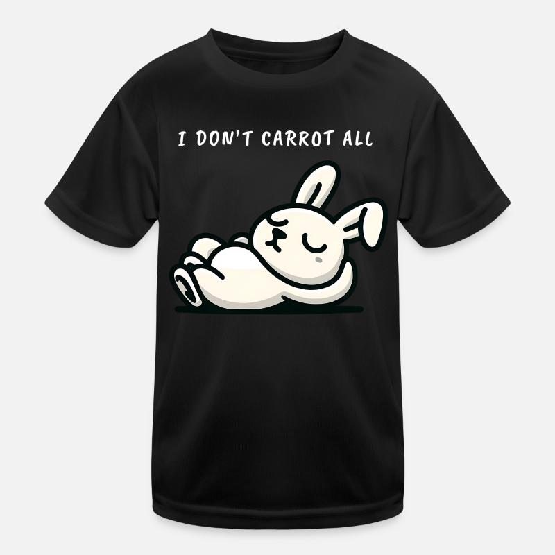 I don't carrot all relaxed bunny Kids Functional T-Shirt