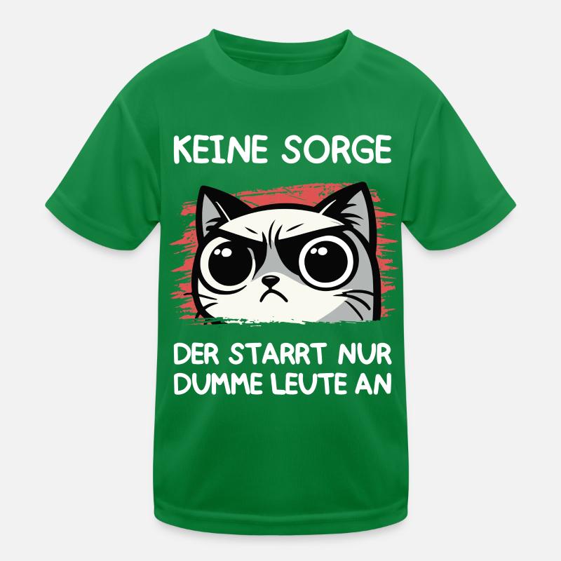 Grumpy Blick – Der starrt nur dumme Leute an Kinder Funktions-T-Shirt