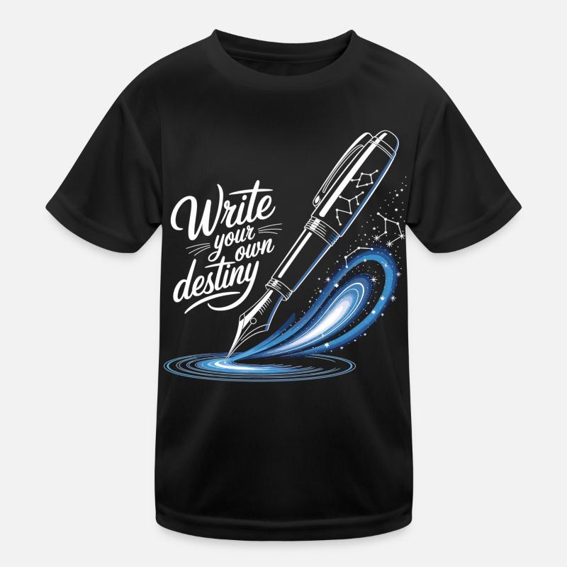 Schreib dein eigenes Schicksal Kinder Funktions-T-Shirt
