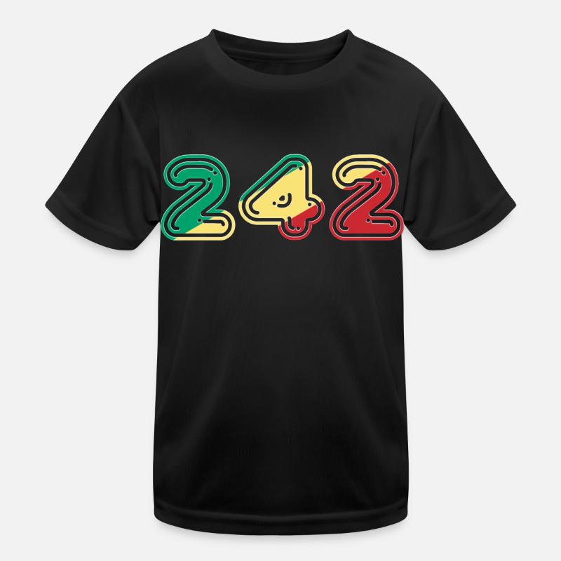 Team 242 Kongo Kinder Funktions-T-Shirt