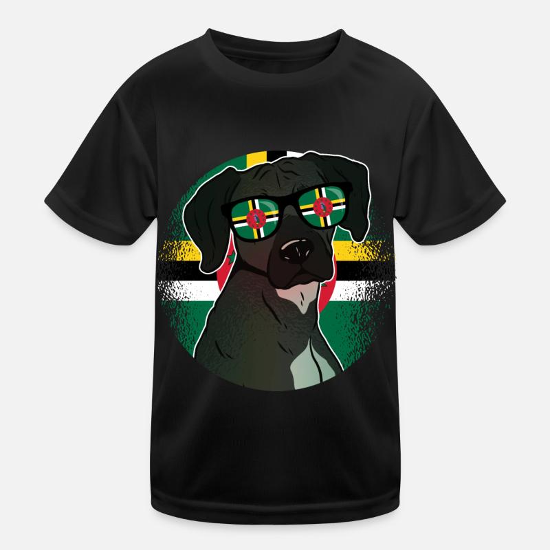Dominica Kinder Funktions-T-Shirt