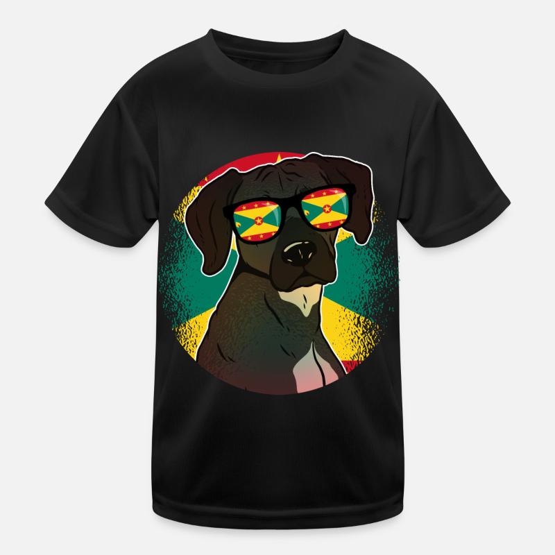 Grenada Kinder Funktions-T-Shirt