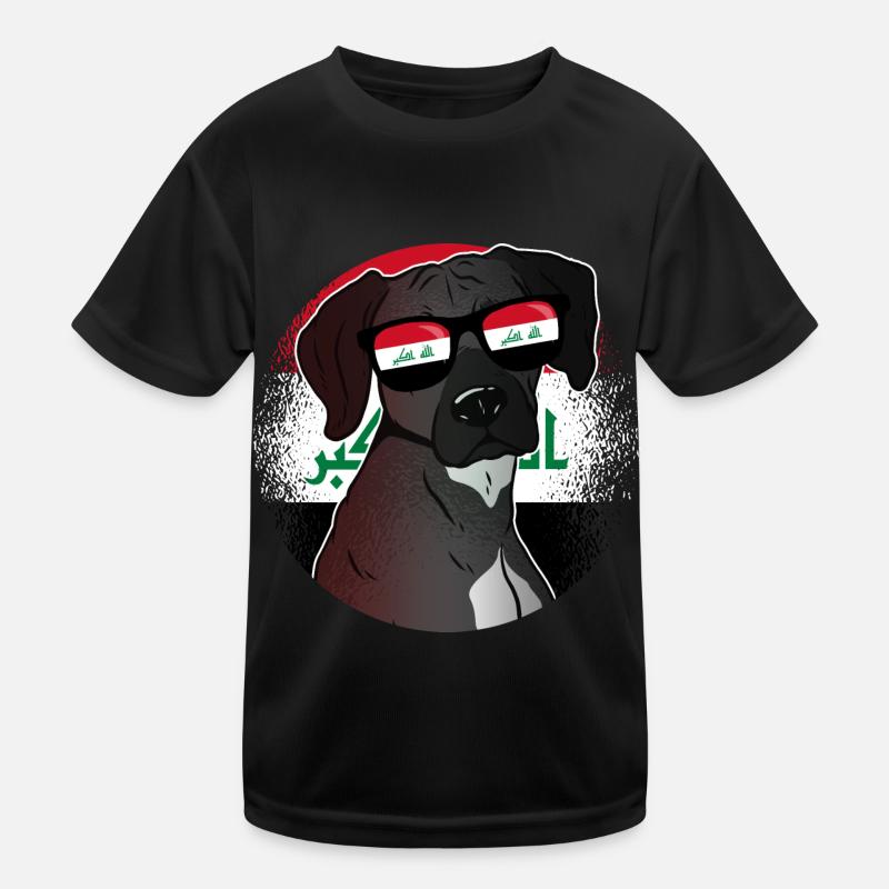 Iraq Kids Functional T-Shirt