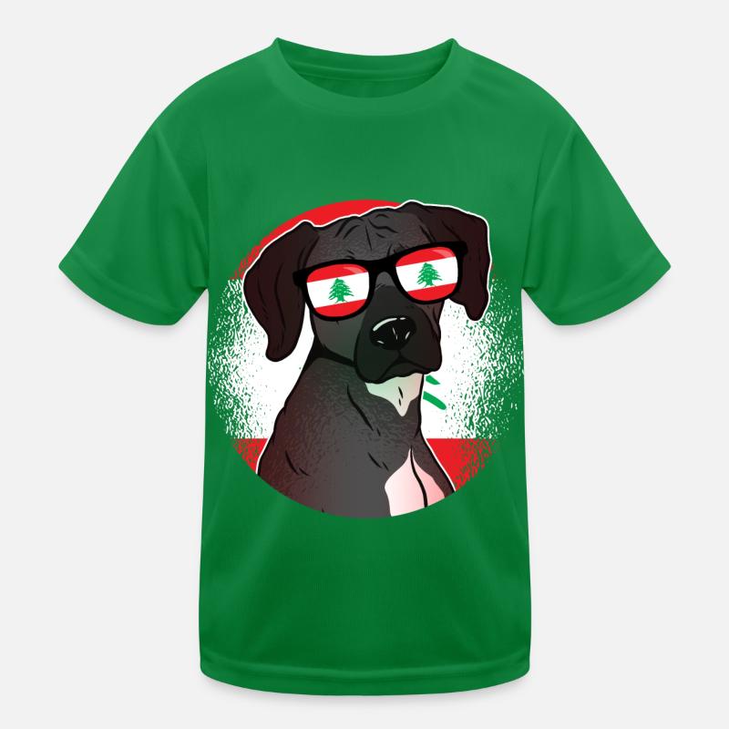 Libanon Kinder Funktions-T-Shirt
