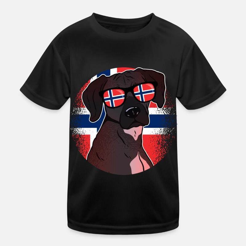 Norwegen Kinder Funktions-T-Shirt