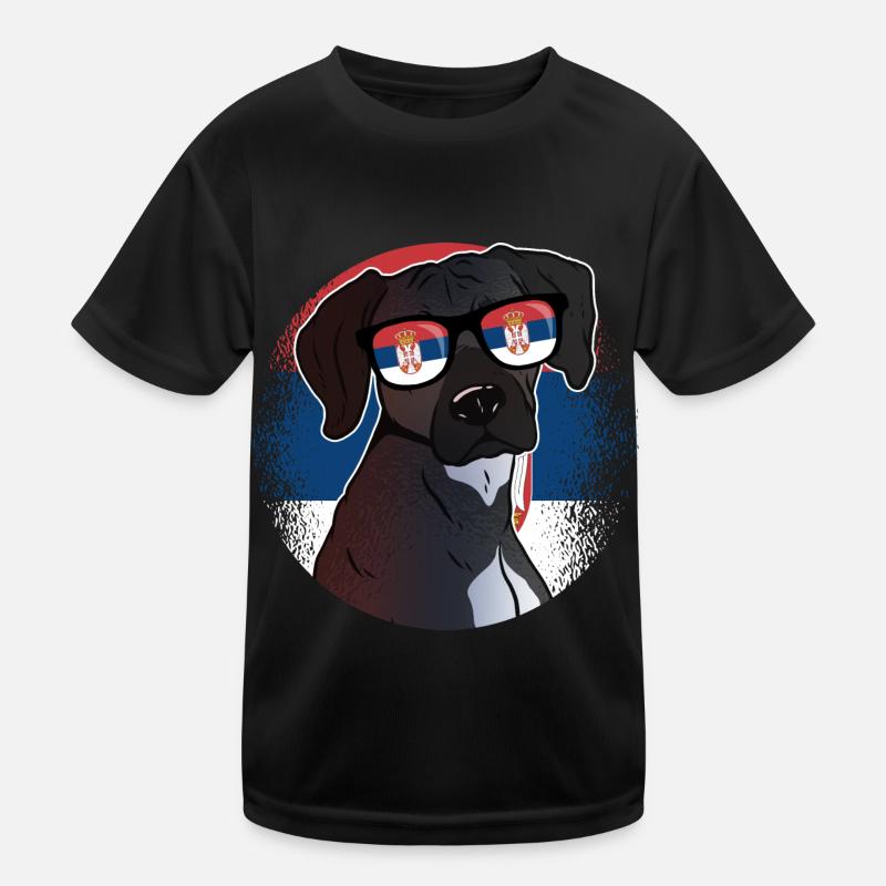 Serbie T-shirt sport Enfant