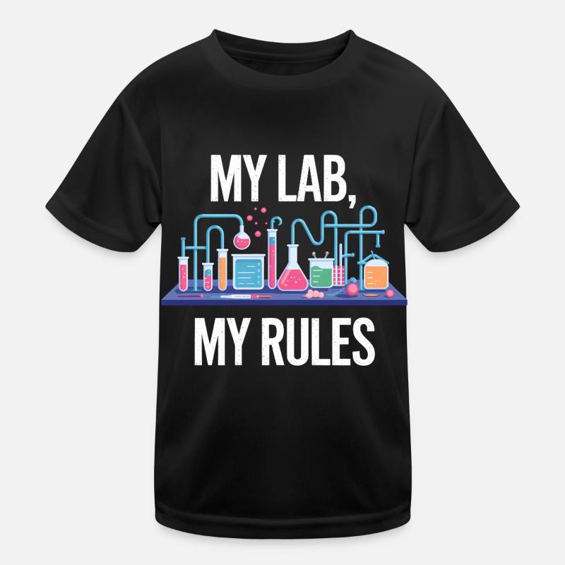 My laboratory, my rules Kids Functional T-Shirt