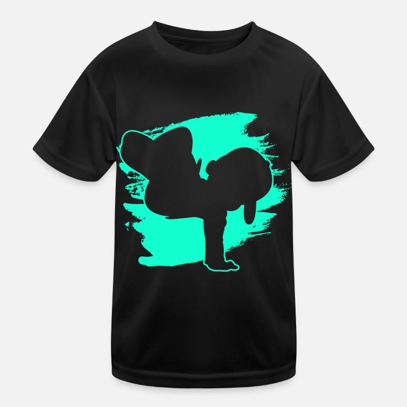 Breakdancer Breakdancing Junge Kinder Funktions-T-Shirt