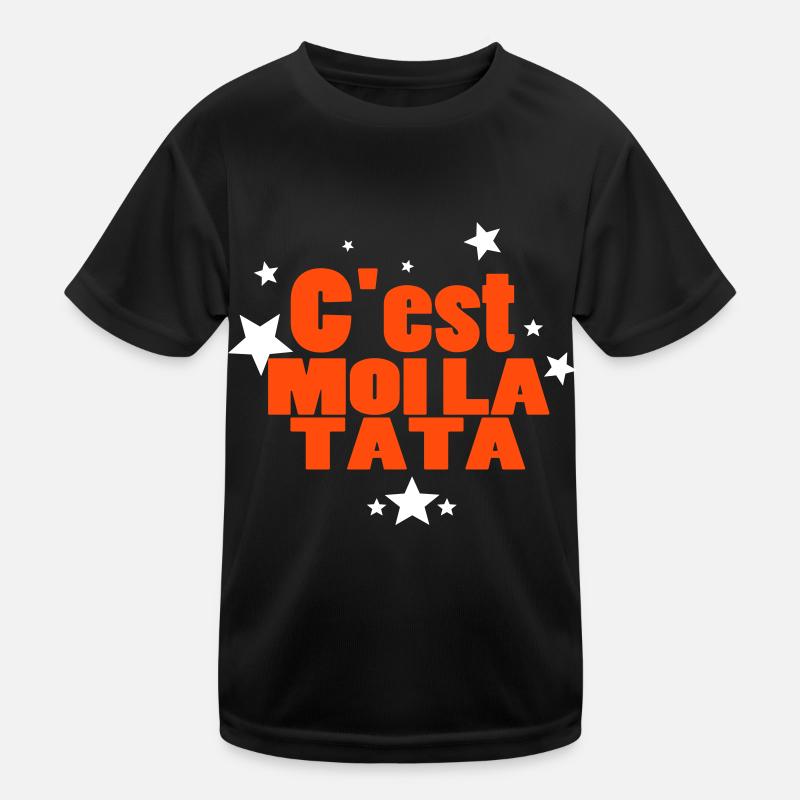 c'est moi lA TATA T-shirt sport Enfant