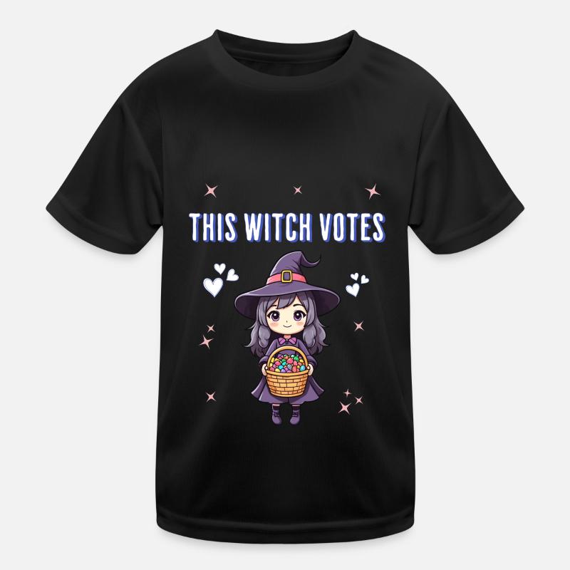 Cette sorcière vote T-shirt sport Enfant