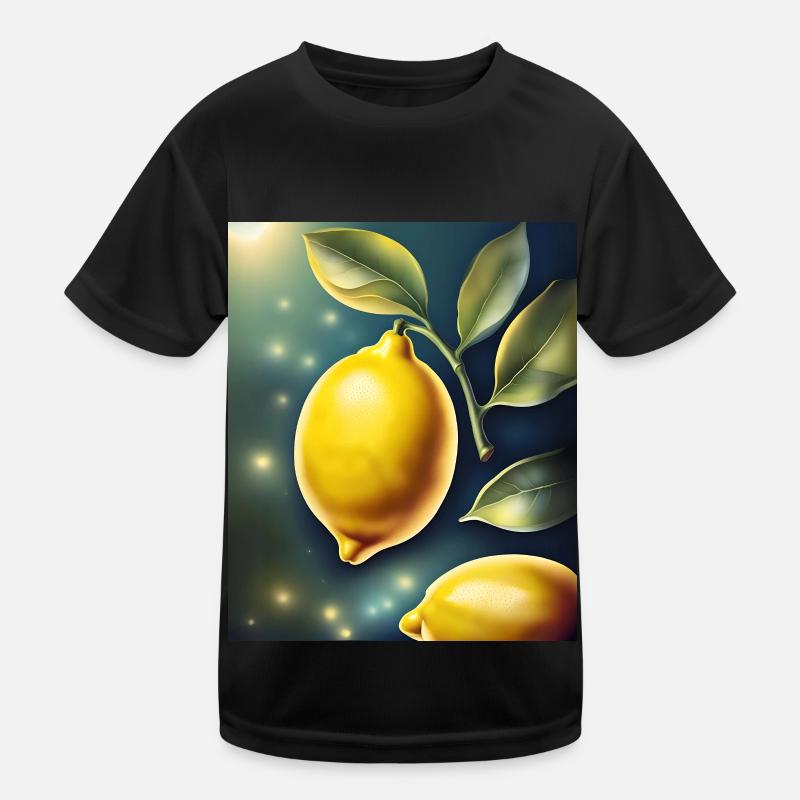 Gesunde Zitrone Zitrone Kinder Funktions-T-Shirt