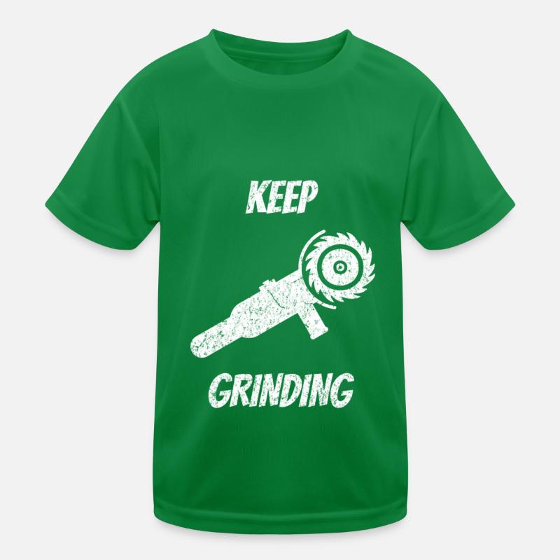 Keep Grinding Kids Functional T-Shirt