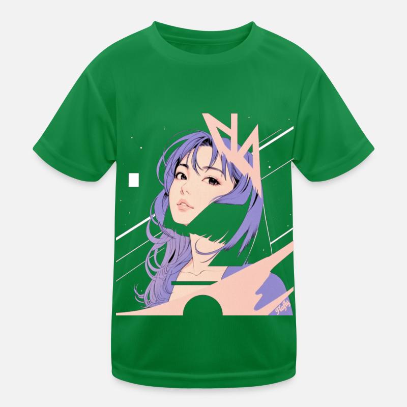 Weltraum-Nostalgie ✨ Kinder Funktions-T-Shirt