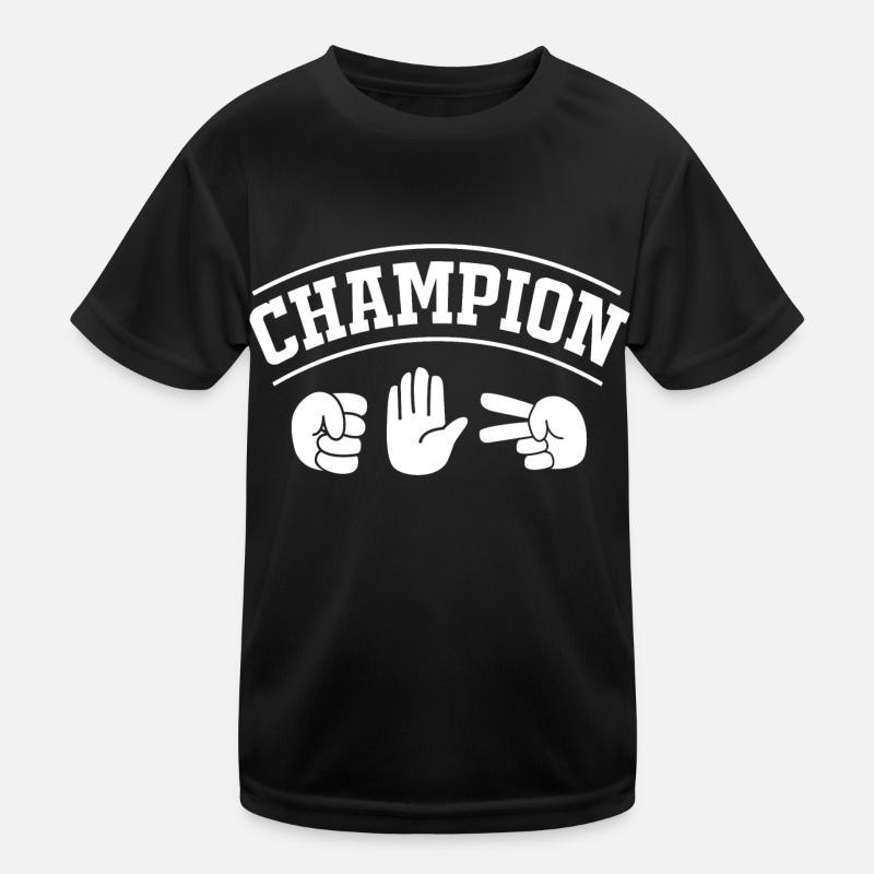 Scissors Stone Paper Kids Functional T-Shirt