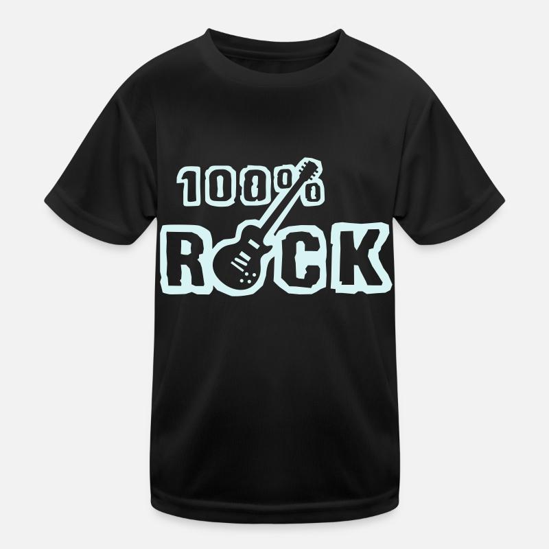 100_rock_b_1c Kinder Funktions-T-Shirt