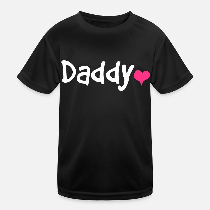 Vati mit Herz Kinder Funktions-T-Shirt